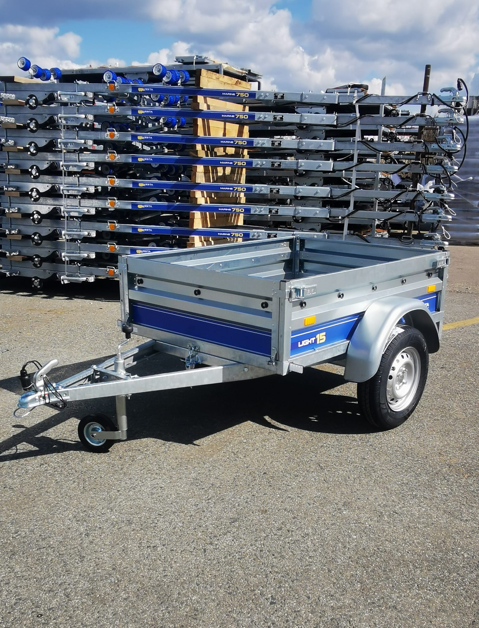 Remorca pentru ATV, VESTA 15 Light : 150*114*38 Cm